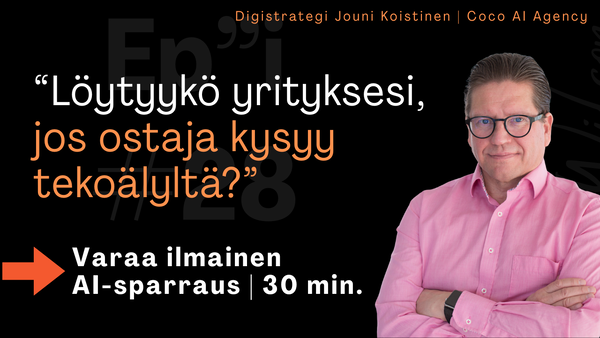 Ilmainen AI sparraus- Digistrategi Jouni Koistinen