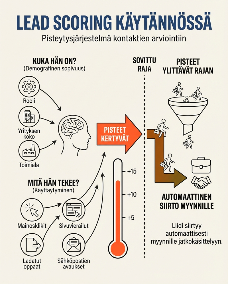 Liidien pisteytys ja kvalifiointi HubSpotilla | digistrategi Jouni Koistinen COCO INVEST OY